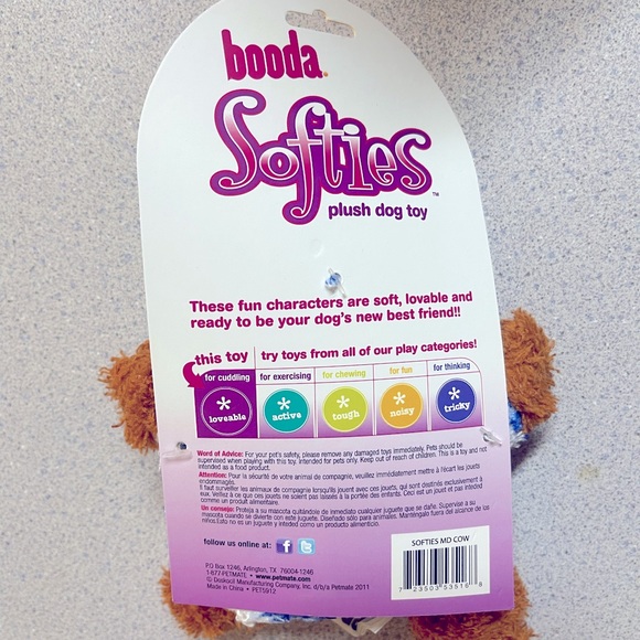 Booda softee plush dog toys - Picture 2 of 2